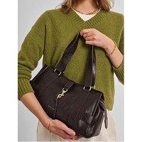 Katie Loxton Billie Shoulder Bag - Chocolate Distressed