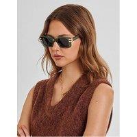 Katie Loxton Malibu Sunglasses - Transparent Green