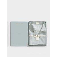 Katie Loxton Gift Boxed 'Diamond Print ' Pyjama Set - Blue / White