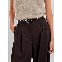 Katie Loxton Studded Buckle Belt - Black
