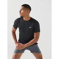 New Balance Mens Running Essential T-Shirt - Black
