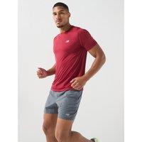New Balance Mens Running Essential Lightweight T-Shirt - Red