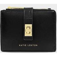 Katie Loxton Orin Twist & Lock Purse - Black Croc
