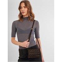 Katie Loxton Lou Crossbody Bag - Chocolate Leopard