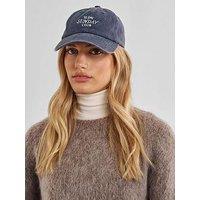 Katie Loxton Embroidered Cap 'Slow Sunday Club' - Navy
