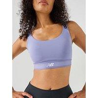 New Balance Womens Training Ac Train Bra - Purple