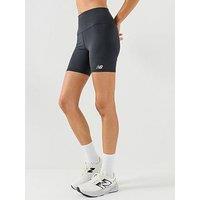 New Balance Womens Training Harmony High Rise 6Inch Short - Black