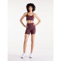 New Balance Womens Training Harmony High Rise Stretch 6 Inch Shorts - Red
