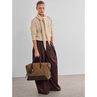 Katie Loxton Charlbury Cabin Bag - Caramel Suedette / Bitter Chocolate