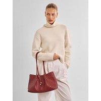 Katie Loxton Nova Small Shoulder Tote - Crimson