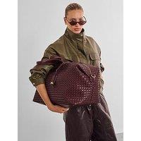 Katie Loxton Soho Hand Woven Weekend Bag - Cherry Mixed