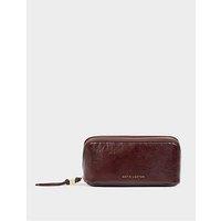 Katie Loxton Fold-Out Mirror Make Up Bag - Cherry Patent Crackle