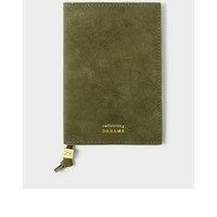 Katie Loxton Travel Passport Cover 'Next Stop Sunshine' - Olive Suedette