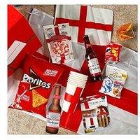 Funky Hampers England Supporters Snack & Beer Gift Set