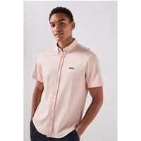 Boss Regular-Fit Shirt In Cotton Jersey - Light Orange