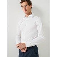 Boss P-Hank-K-261 Performance Stretch Oxford Shirt - White