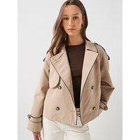 Vero Moda Short Trench Coat - Beige
