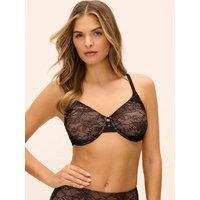 Wacoal Womens Underwired Moulded Non Padded Bra - Black