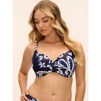 Fantasie Fantasie Playa Azul Underwire Full Cup Bikini Top - Navy