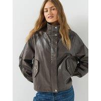 Only Mini Faux Leather Jacket