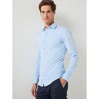 Boss P-Hank-K-261 Performance Stretch Oxford Shirt - Light Blue
