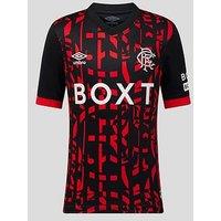 Umbro Rangers Junior 26/27 Third Stadium Replica Shirt - Black/Red