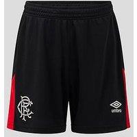 Umbro Rangers Junior 26/27 Third Stadium Shorts - Black