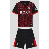 Umbro Rangers Infant 26/27 Third Full Kit - Black
