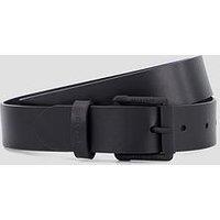 Belstaff Roller Buckle Leather Belt - Black