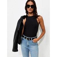 New Look Jersey Racer Bodysuit - Black