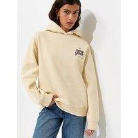New Look Cotton Rich York Hoodie - Yellow