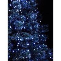 Festive Micro Dewdrop Christmas Tree & Branch Lights - Bright White - 210 & Cm