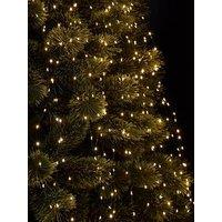 Festive Micro Dewdrop Branch Christmas Tree Lights - Warm White - 210Cm