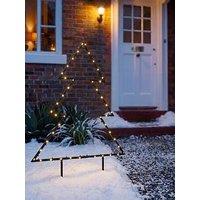 Festive Pre-Lit Christmas Tree Garden Light - 53 X 60 & Cm