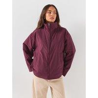 Pieces Funnel Neck Bubble Hem Jacket