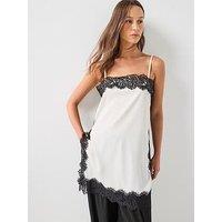 Jdy Satin Lace Cami - White