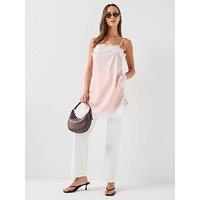 Jdy Satin Lace Cami - Pink
