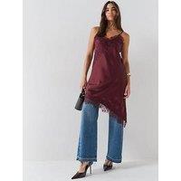 Only Indona Satin Lace Dress