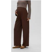 Mamalicious Womens Maternity Mlkaren Wide Leg Pants - Java