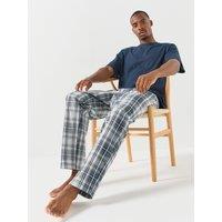 Jack & Jones Mens Tristan Soft Feel Printed Lounge Set - Black