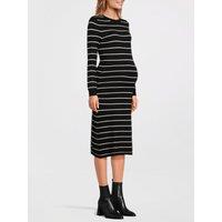 Mamalicious Mlmarie L/S Midi Knit Dress