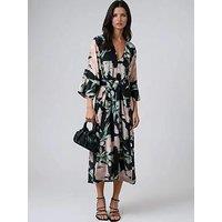 Religion Fioana Kaftan Maxi Tunic Occasion Dress - Pink