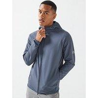 Ea7 Emporio Armani Ventus7 Full Zip Tech Hoodie - Blue