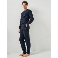 Emporio Armani Bodywear Terry Lounge Tracksuit - Navy