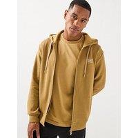 Ea7 Emporio Armani Train Refined Zip Through Hoodie - Yellow