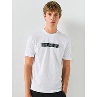Ea7 Emporio Armani T-Shirt With Printed Logo - White