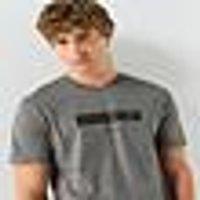 Ea7 Emporio Armani T-Shirt With Printed Logo - Grey
