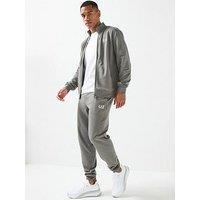 Ea7 Emporio Armani Train Core Id Full Zip Tracksuit - Grey