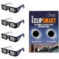 Celestron Eclipsmart Solar Eclipse Observing Kit - (4) Glasses (Paper) And (1) Guidebook