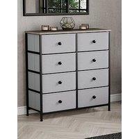 Vida Designs Chorley 8 Drawer Fabric Chest